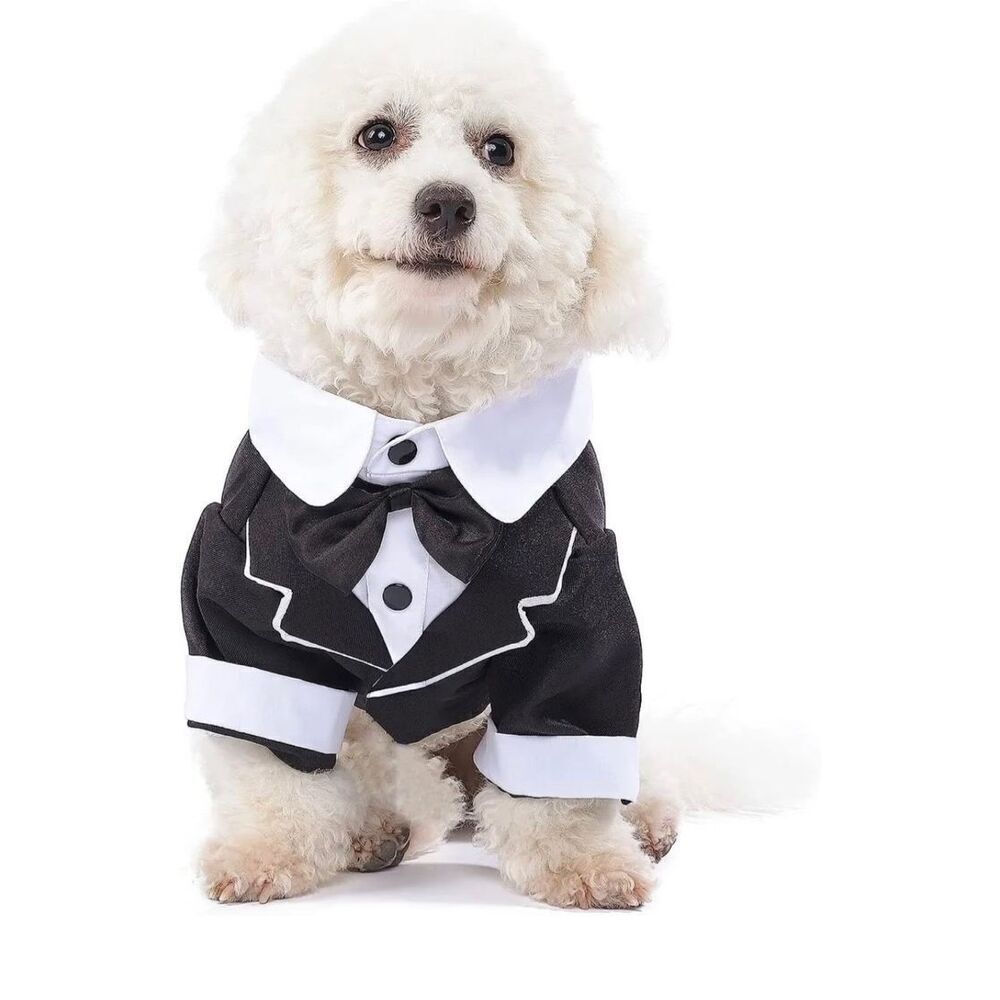 Brand New Spooktacular Creations Business Suit Tuxedo Pet Costume for Dogs Sz XL
